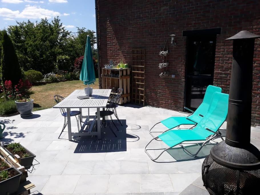 Studio Au Jardin Fleuri Verviers Exterior foto